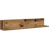 vidaXL Zidne police 2 kom Staro drvo 100x16,5x16,5cm Konstruirano drvo | shoptok.hr