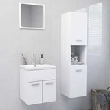  Set kupaonskog namještaja od iverice bijeli | shoptok.hr