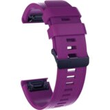 Chameleon Silikonski pašček za Garmin ure (20mm), hitro zapenjanje, vijoličen u
