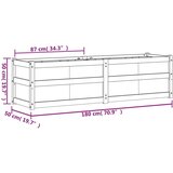  Sadilica 180 x 50 x 50 cm od masivne borovine | shoptok.hr