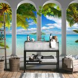  Foto tapeta - Sea behind Columns 500x350 Vodootporna | shoptok.hr