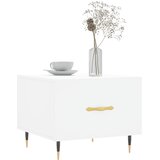  Stolić za kavu bijeli 50 x 50 x 40 cm od konstruiranog drva | shoptok.hr