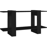 Maison Chic Knjižna omara - Knjižni regal črna 100x30x51 cm konstruiran les, (21724686) Cene