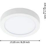 Eglo LED pametna stropna svetilka 16,5 W FUEVA-Z – | Shoptok.si