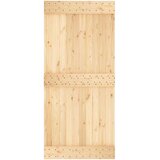  Vrata NARVIK Prirodna 95 x 210 cm Čvrsta borovina - Prirodna 95 x 210 cm Normalno | shoptok.hr