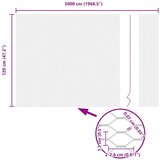 vidaXL Heksagonalna Ograja Zelena 1.2x50 m Jeklo | Shoptok.si
