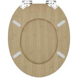  WC daska Boja svijetlog bambusa 44 x 38 cm MDF ploča | shoptok.hr