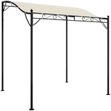 Nadstrešnica krem 2 x 2,3 m 180 g/m² od tkanine i čelika | shoptok.hr