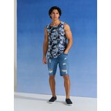Sinsay Pamučna majica s biljnim motivom | shoptok.hr
