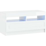  5-dijelni LED TV ormarić Bijela visokog sjaja Konstruirano drvo - Bijela visokog sjaja 81 cm | shoptok.hr