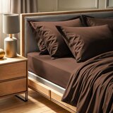  tonne brune - 88 dark brown ranforce single fitted sheet (fr) (it) (es) (de) | ePonuda.com