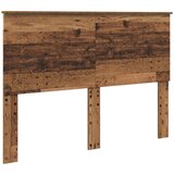  Okvir za krevet s uzglavljem Staro drvo 140 x 190 cm | shoptok.hr