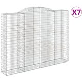  Lučne gabionske košare 7 kom 300x50x220/240cm pocinčano željezo | Eponuda.com