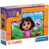 Clementoni puzzle kocke 12kos Dora Cene