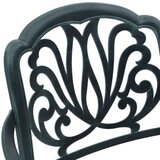  Vrtne stolice 2 kom zelene od lijevanog aluminija | shoptok.hr