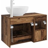  Set namještaja za kupaonicu 2 kom. Staro drvo Konstruirano drvo Smeđa 49,5 x 44,5 x 80 cm | Shoptok.si