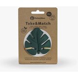 Petite&Mars Silikonska grizala 0 m+ Take&Match, megleno zelena | Shoptok.si