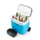 Auna Picknicker Trolley Music Cooler 36l , hladilnik boks kovček, BT zvočnik, modre barve Cene