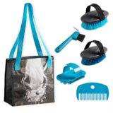 Olimp Sport Dečiji komplet za trimarenje konja za jahanje plavi | ePonuda.com