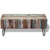  Stolić za kavu od masivnog obnovljenog drva 100 x 50 x 38 cm | shoptok.hr
