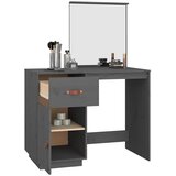  Toaletni stolić sivi 95 x 50 x 134 cm od masivne borovine | shoptok.hr