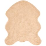 vidaXL Lažni Ovčji Tepih Bež 50 x 80 cm Poliester | shoptok.hr