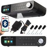 led viseći kuhinjski radio lcd bluetooth dab+ crni