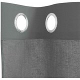 Voile zavjese s ušicama 2 kom tamnosive 140x225 cm | Shoptok.si