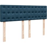  Krevet s oprugama i madracem tamnoplavi 140x190 cm baršunasti | shoptok.hr