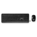 Nedis Paket brezžične tipkovnice QWERTY US z brezžično miško in sprejemnikom USB Nano, Črna, (5000087304) | Shoptok.si