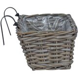  Obesna košara za sadike 2 pcs Siva 48 x 22 x 15 cm Lacak rattan, (5000285950) | Shoptok.si