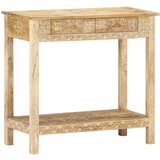vidaXL Konzolna mizica 80x35x74 cm trden mangov les Cene