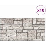  Zidne panele 10 pcs Siva 100 x 50 cm EPS pjena | Eponuda.com
