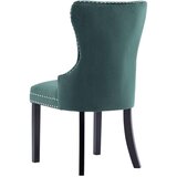 vidaXL Jedilni stoli 2 kosa temno zelen žamet | Shoptok.si