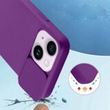 Onasi Lens Cover silikonski ovitek zaščita za Samsung Galaxy A54 - vijola | Shoptok.si