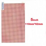 Univerzalna zaščitna folija Screenguard za 5" zaslon 110x62mm (z mrežo za lažji izrez) | Shoptok.si
