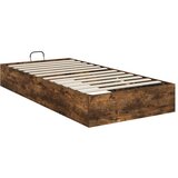  Otoman krevet Dimljeni hrast 193 x 120 x 25 cm Iverica - Dimljeni hrast 90 x 190 cm | shoptok.hr