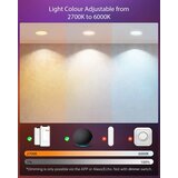 VARICART 10x 92mm pametna RGB LED vgradna svetilka 7 W | Shoptok.si