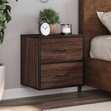 vidaXL Stenska nočna omarica rjavi hrast 40x31x39,5 cm | Shoptok.si