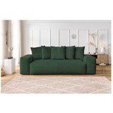 Bobochic Paris Zelena sedežna garnitura iz rebrastega žameta 280 cm Voltaire – | Shoptok.si