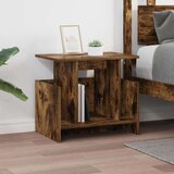 TV stojalo Dimljeni oreh 50 x 35 x 45 cm Konstruiran les, (5000132352) | Shoptok.si