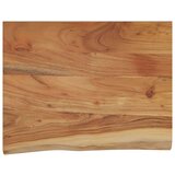 vidaXL Stenska polica 40x30x3,8 cm pravokotna akacija naraven rob | Shoptok.si