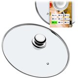 KADAX stekleni pokrov 26 cm univerzalni toplotno odporen pokrov za lonce in ponev, (5000355964) | Shoptok.si