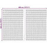 Ogradni panel 400x125 cm, (22044783) | Shoptok.si