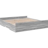 vidaXL Posteljni okvir s predali siva sonoma 180x200 cm inženirski les | Shoptok.si