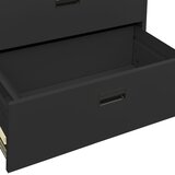Ormarić za spise antracit 90 x 46 x 134 cm čelični | shoptok.hr