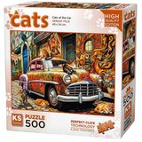 KS Games Igračka puzzle Cats of the car 500 dijelova 20073 | Eponuda.ba