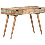 vidaXL Toaletni stolić s ogledalom 112x45x76 cm od obnovljenog drva | shoptok.hr