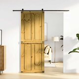 vidaXL Vrata za štalu CORONA 80x210 cm puno drvo bor u