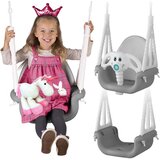 Ricokids 3u1 dječja ljuljačka “Slonić” – sivo-bijela Cijene